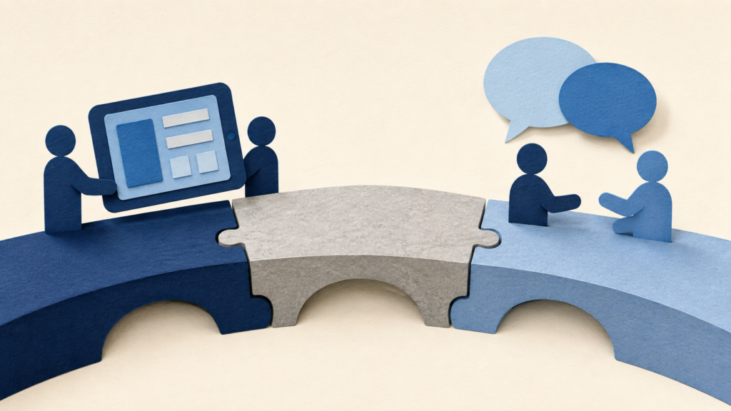 Connected platforms linking software, stone fabrication, and advisory conversations.
